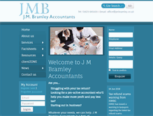 Tablet Screenshot of jmbramley.co.uk